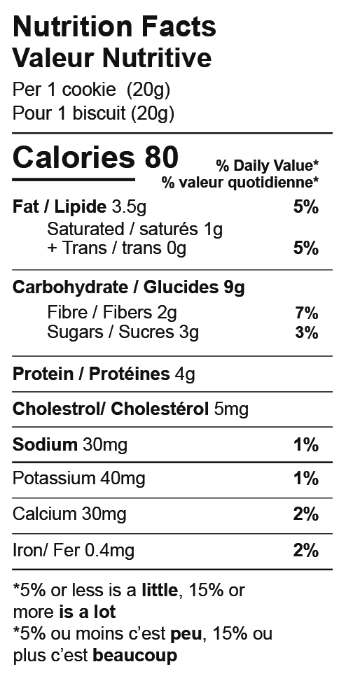 Chocolate Chip  Mini Protein Cookies - 20 Gram