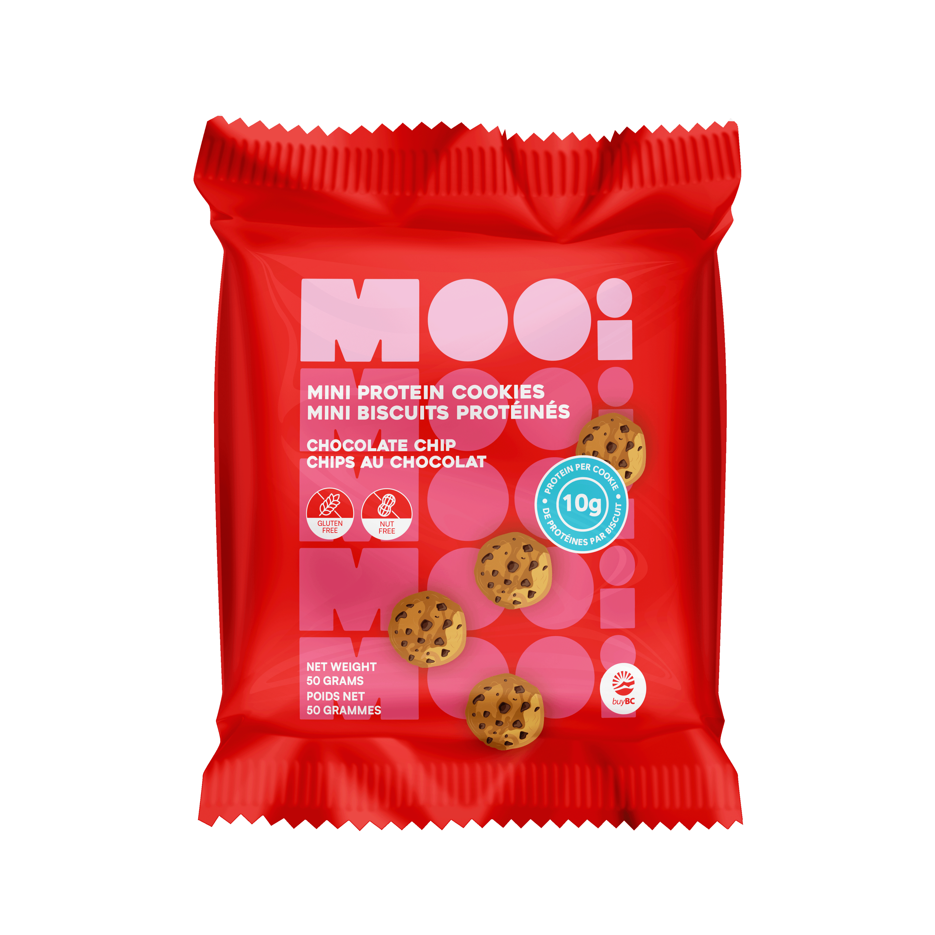 Chocolate Chip Mini Protein Cookies - 50 Gram