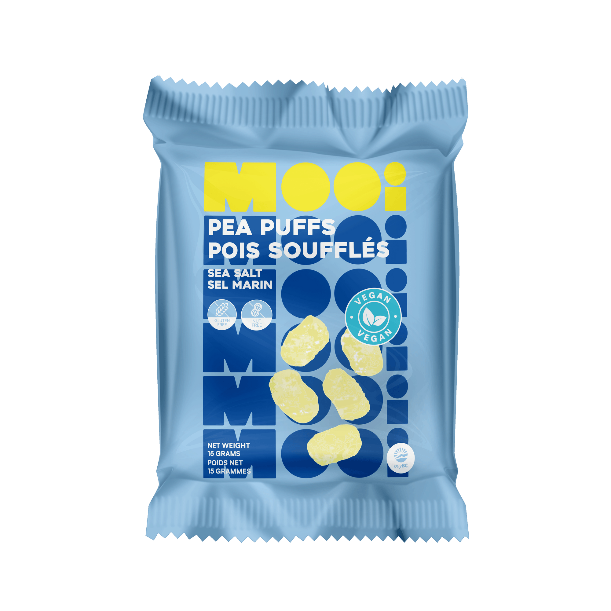 Sea Salt Protein & Fibre Vegan Pea Puffs - 15 Gram